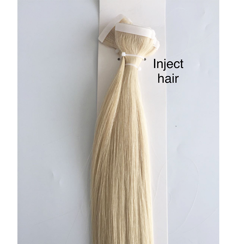 Raw human hair vendors inject pu hair extensions tapes hair  YL328